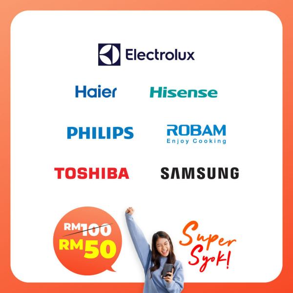 RM 100 brand voucher (Limited-time offer: Available on 29th - 31st May 2025, 3 Day Only)