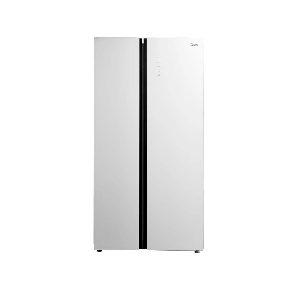 660L Side By Side White Glass Inverter Refrigerator MID-MDRS712FIE61W - Image 1