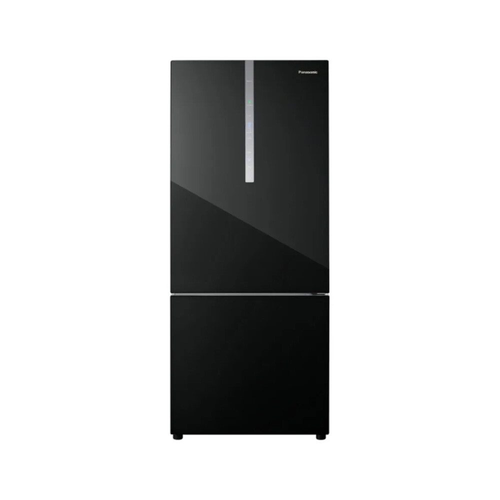 465L Inverter 2-Door Bottom Freezer Refrigerator with Black Glass Door NRBX471WGKM - Image 1