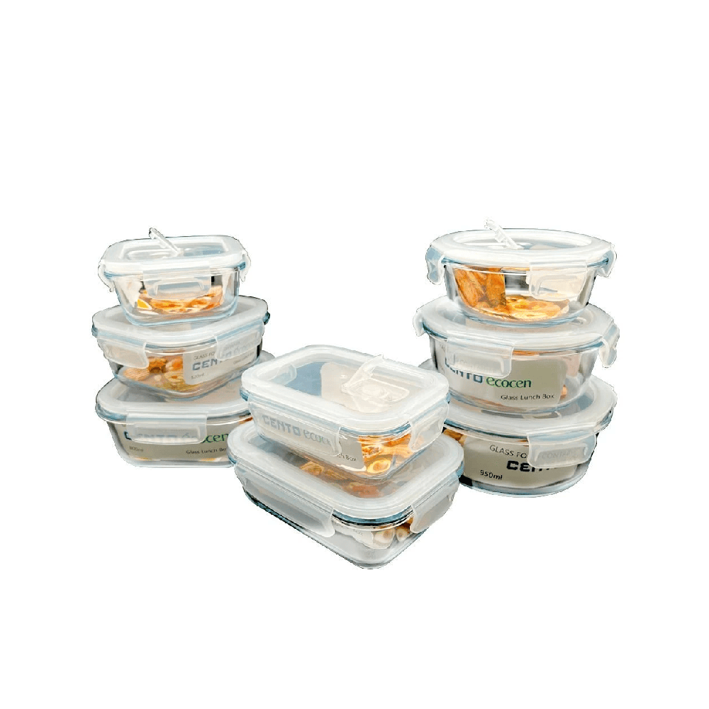 Ecocen Glasslock Food Storage 8in1 CT-ECOGS181MIX - Image 2