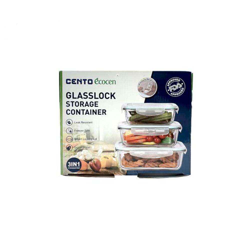 Cento Ecocen Glass Storage CT-ECOGS231REC - Image 3