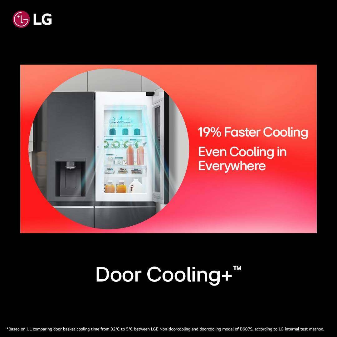 674L SidebySide Refrigerator with InstaView DoorinDoor UVnano Water Dispenser - Image 7