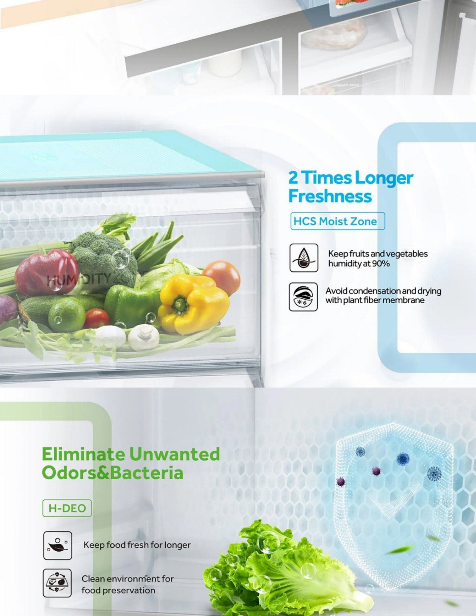 2 times longer freshness