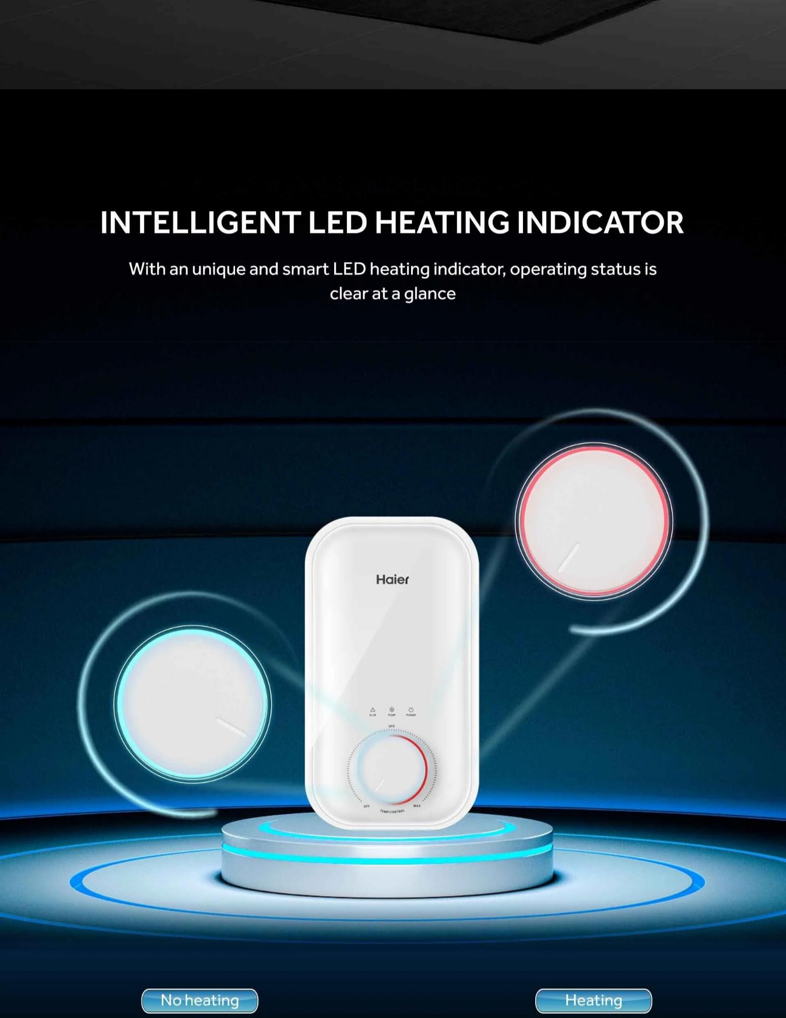 Intelligent LED Heating Indicator