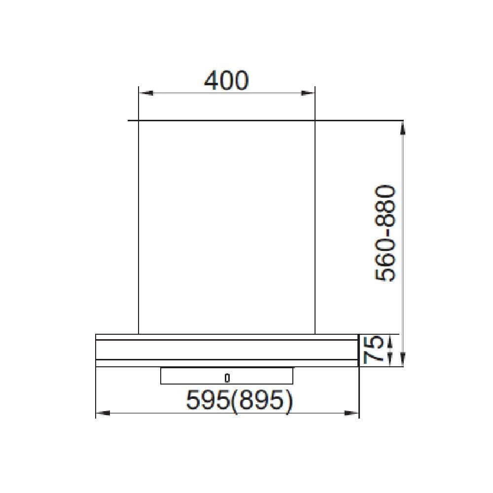 [Free Accessories] Embedded T Shape Range Hood A832 - Image 4