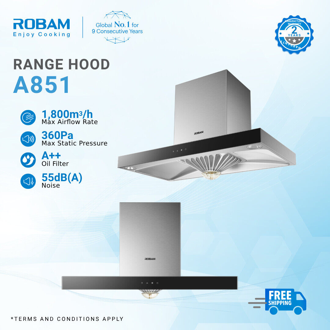 T-Shaped Range Hood Cooker Hood A851 - Image 3
