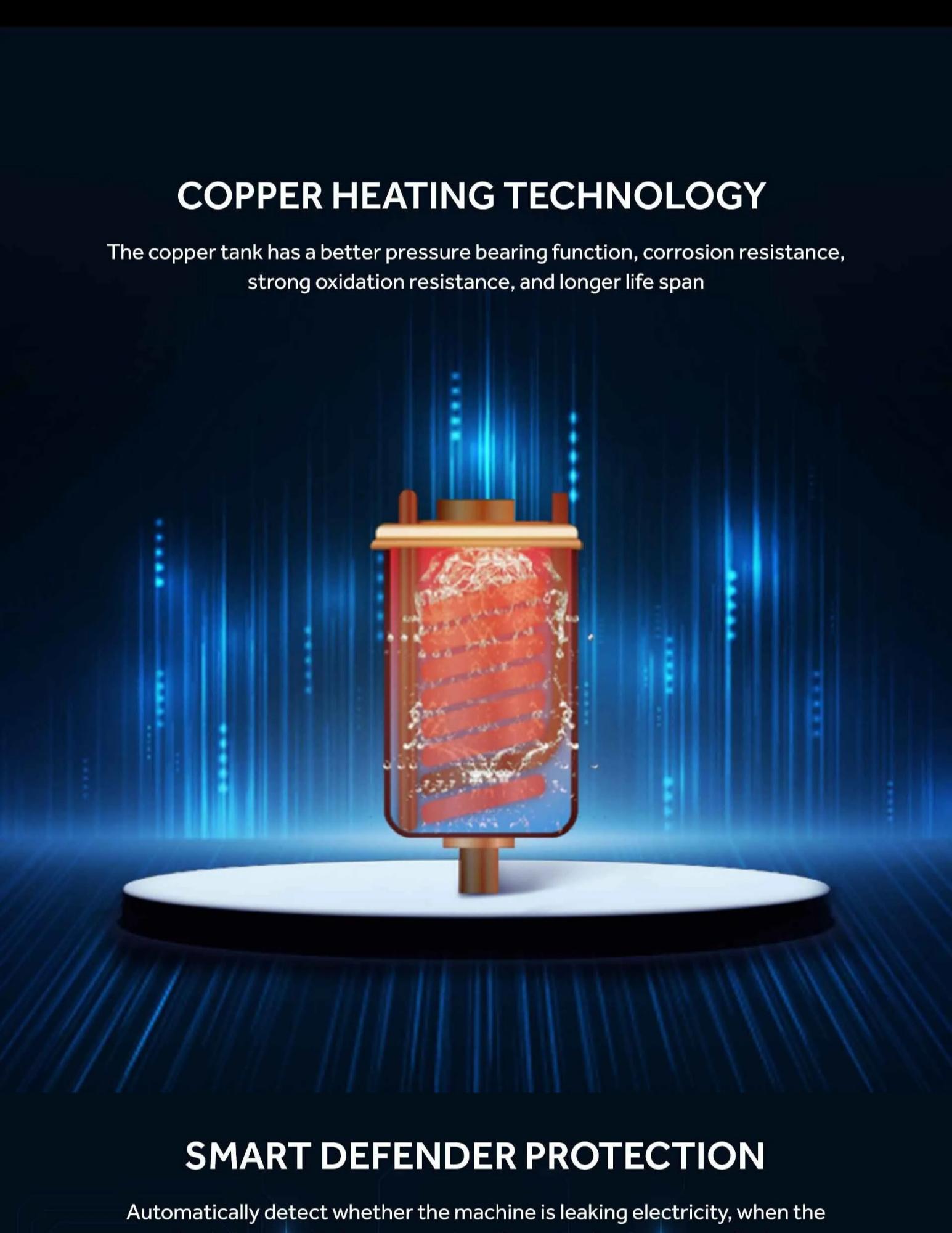 Copper heating technology