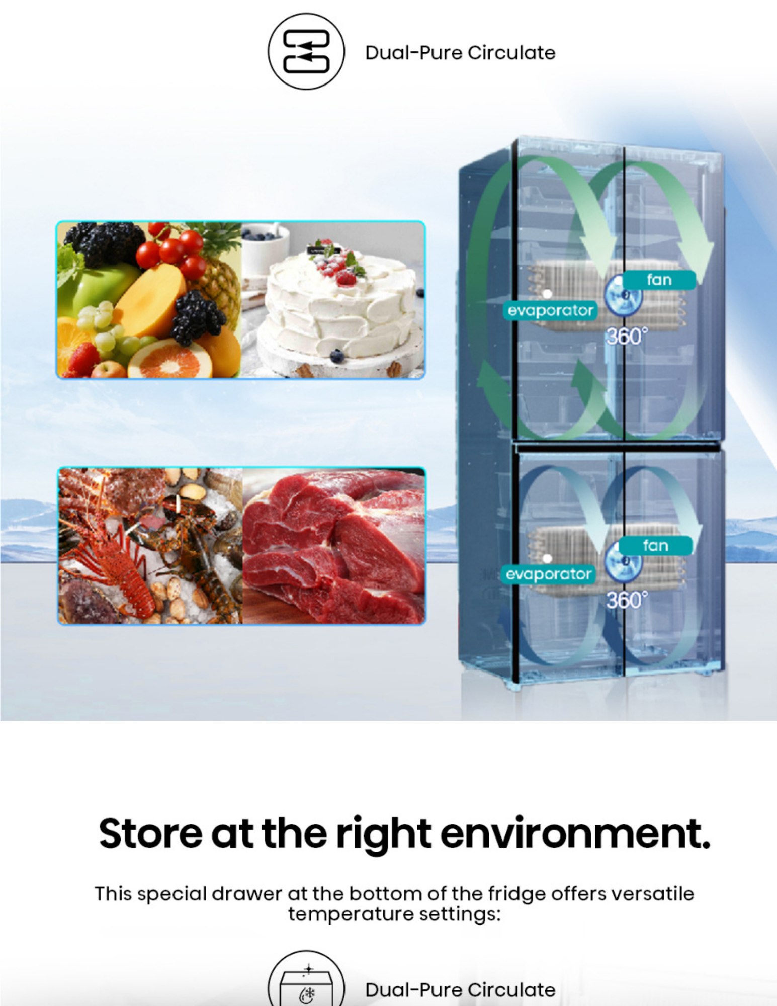 -31°C flash freeze technology for faster food preservation