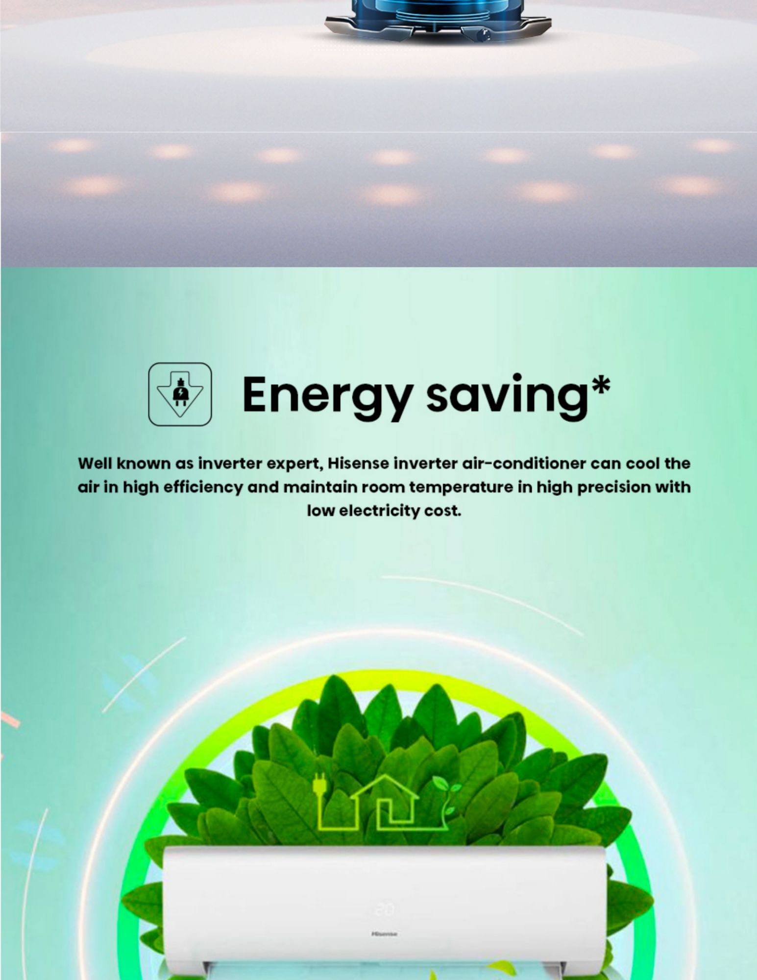 Hisense DC compressor motor and golden fin efficiency