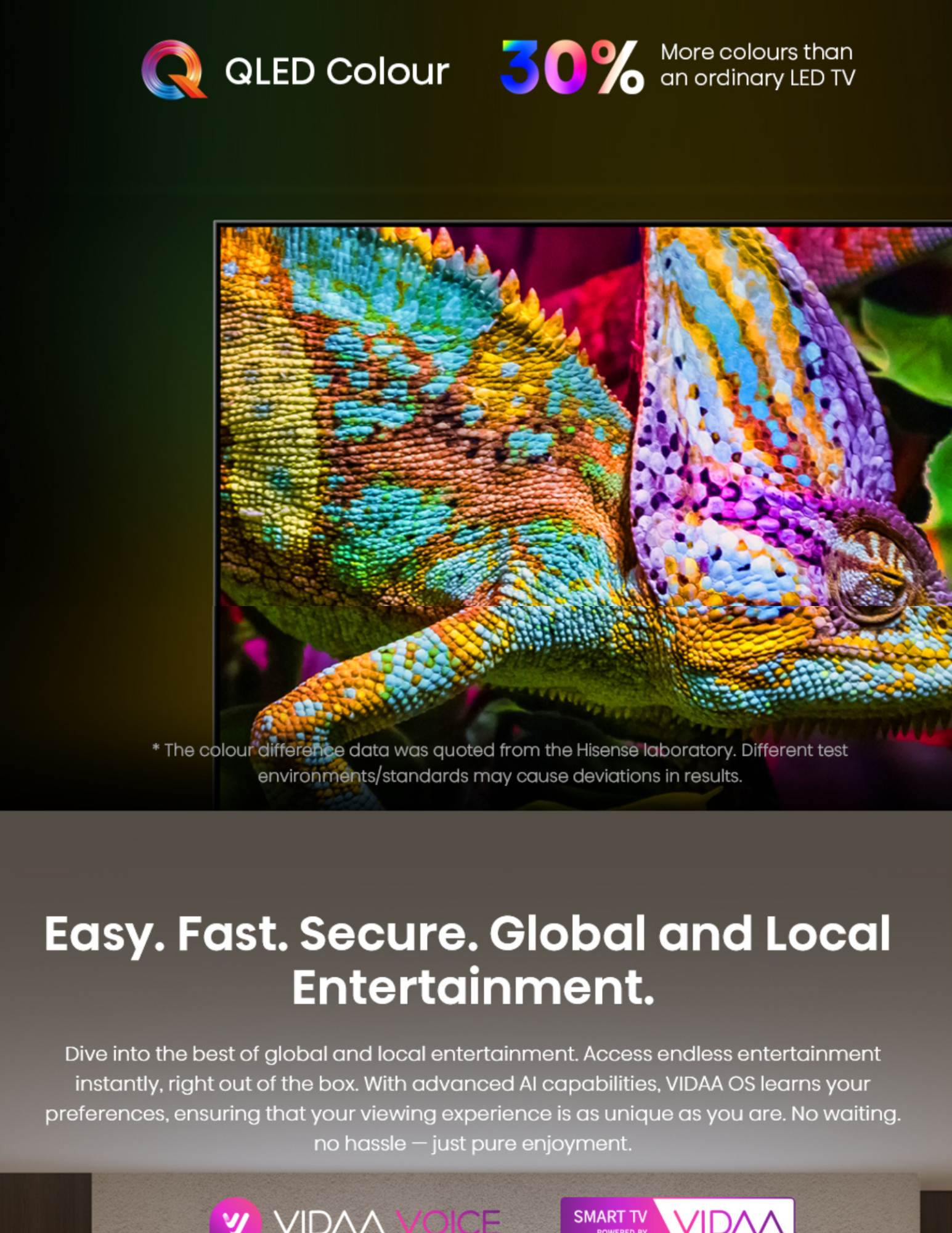 Easy, fast, secure, global and local entertainment