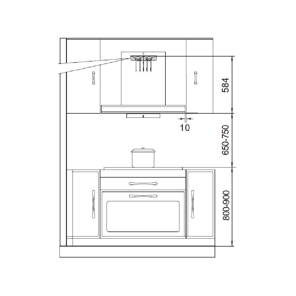 [Free Accessories] Embedded T Shape Range Hood A832 - Image 6