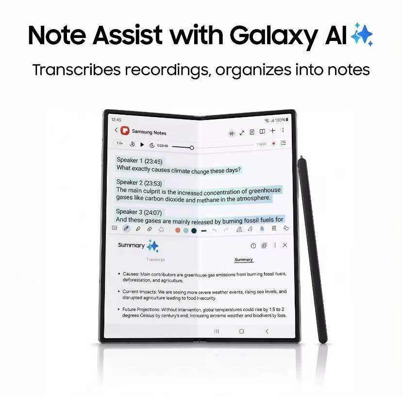 Samsung Galaxy Z Fold6, AI Smartphone, Android, 12GB RAM, 50MP Camera, Big Screen, Multitasking, S Pen - Image 8