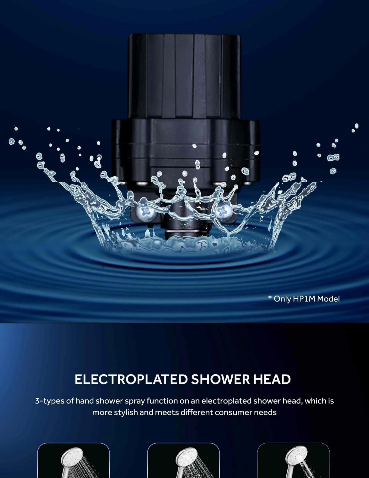 Electroplated Shower head
