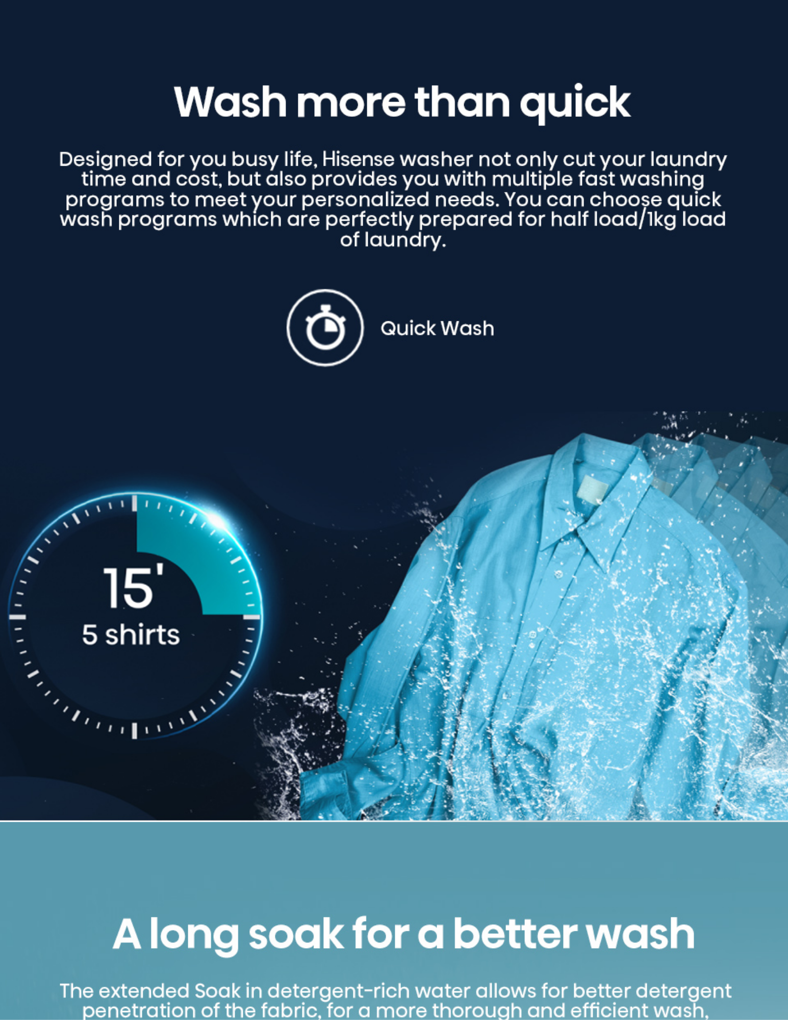 Hisense 13KG Top Load Washer