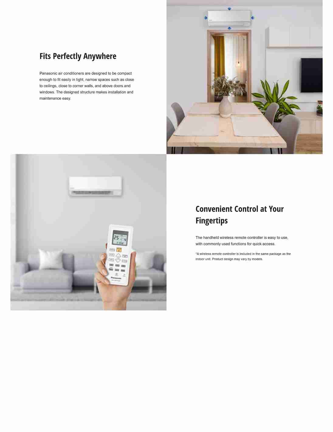 R32 refrigerant outdoor unit and eco feature.