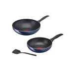 Clear Cook 3pcs Set Series B266S3 Frypan 26cm + Wokpan 28cm + Small Spatula