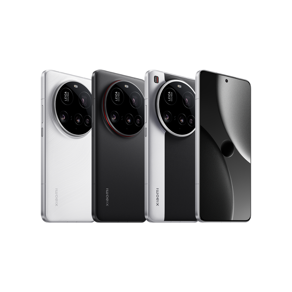 Xiaomi 15 Ultra shown in multiple colors front and back