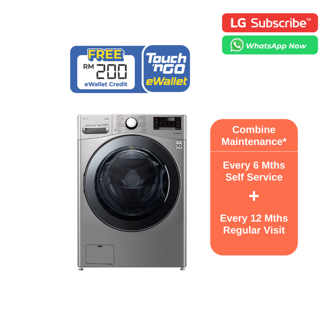 20kg/10kg Front Load Washer Dryer with Steam - Image 2
