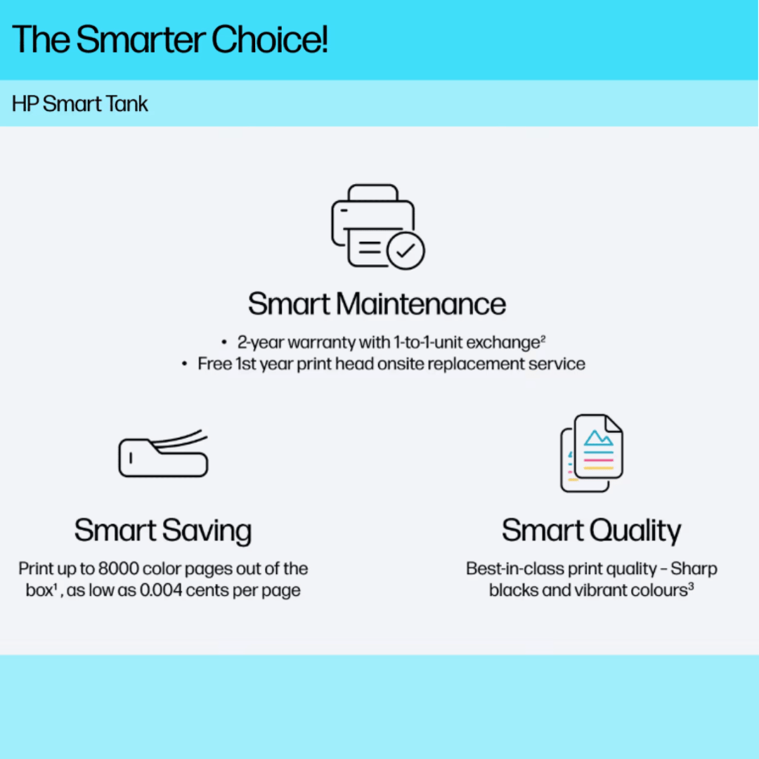 Smart Tank 580 All-in-One Printer - Image 8