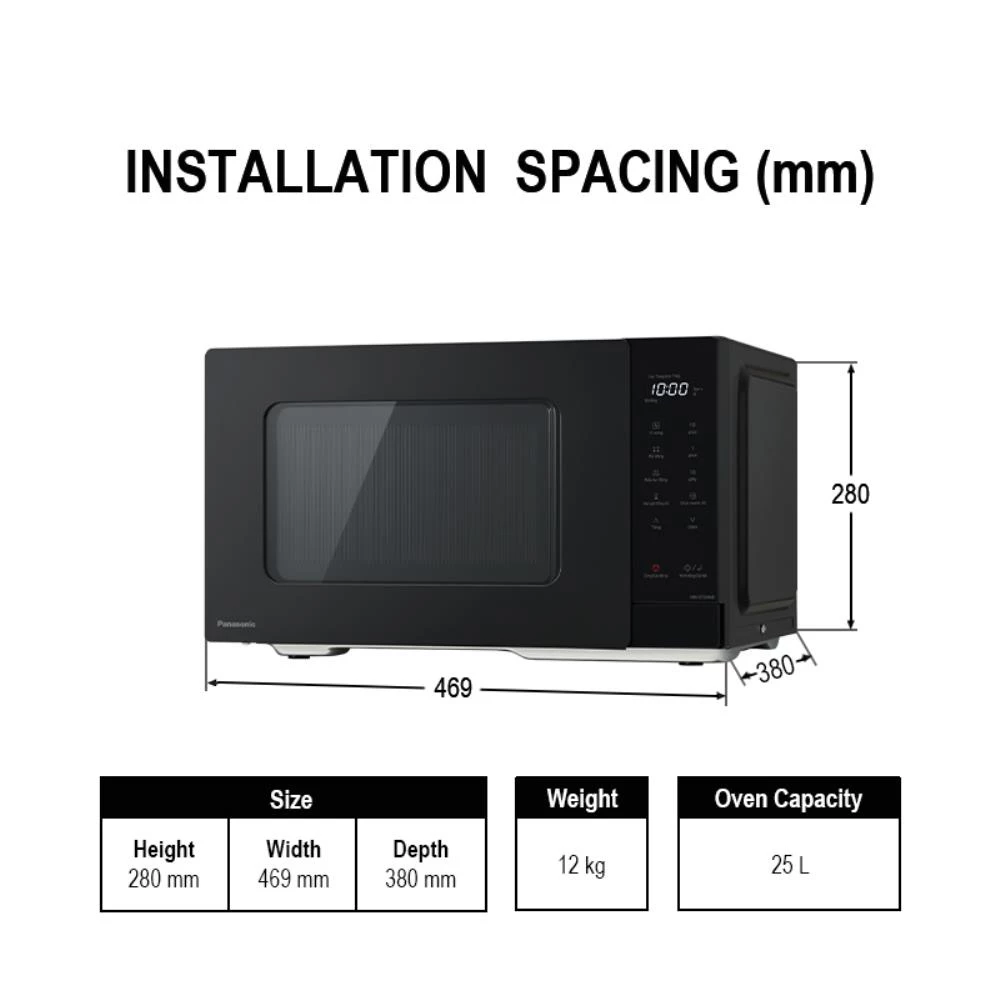 Panasonic 25L Solo Microwave Oven NN-ST34NBMPQ