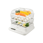 Russell Taylors 3-Tier Food Steamer with Stainless Steel Tray (19L) MC30