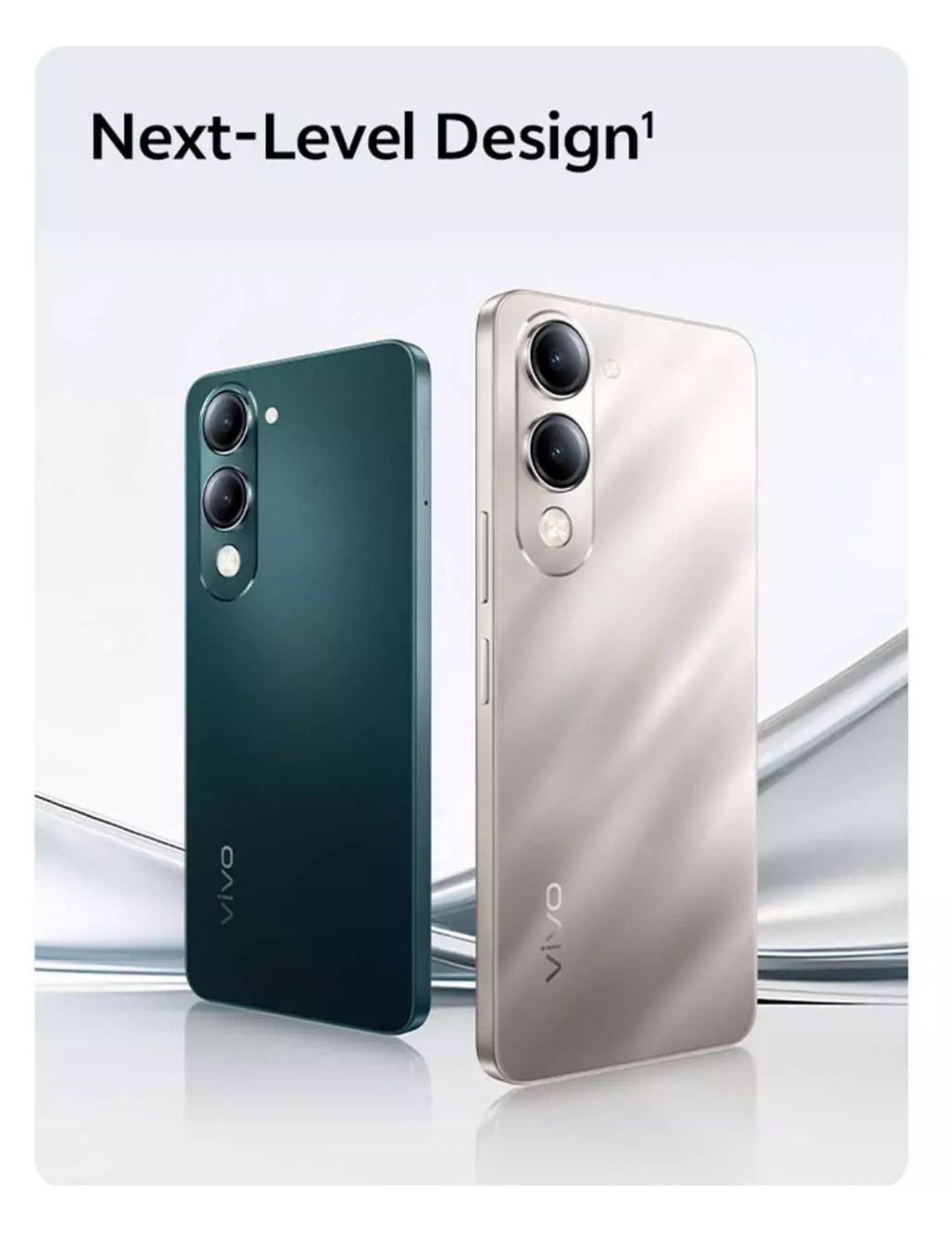 Vivo Y29s 5G back design in dual colors with slim profile