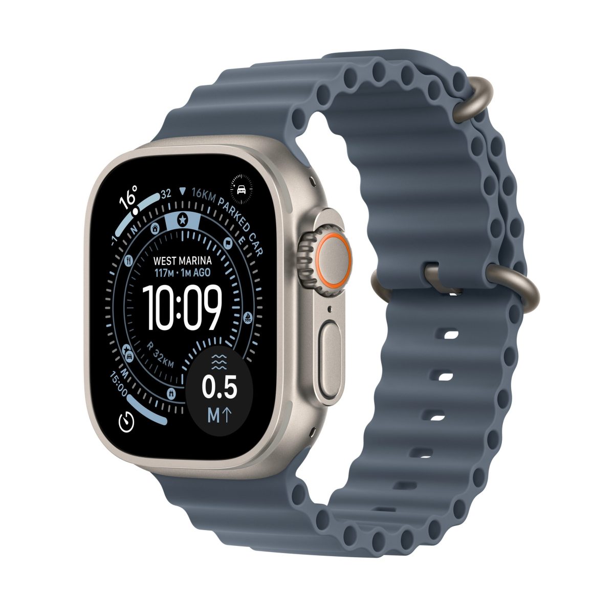 Watch Ultra 3 GPS + Cellular with Titanium Case and Ocean Band 49mm - Image 2