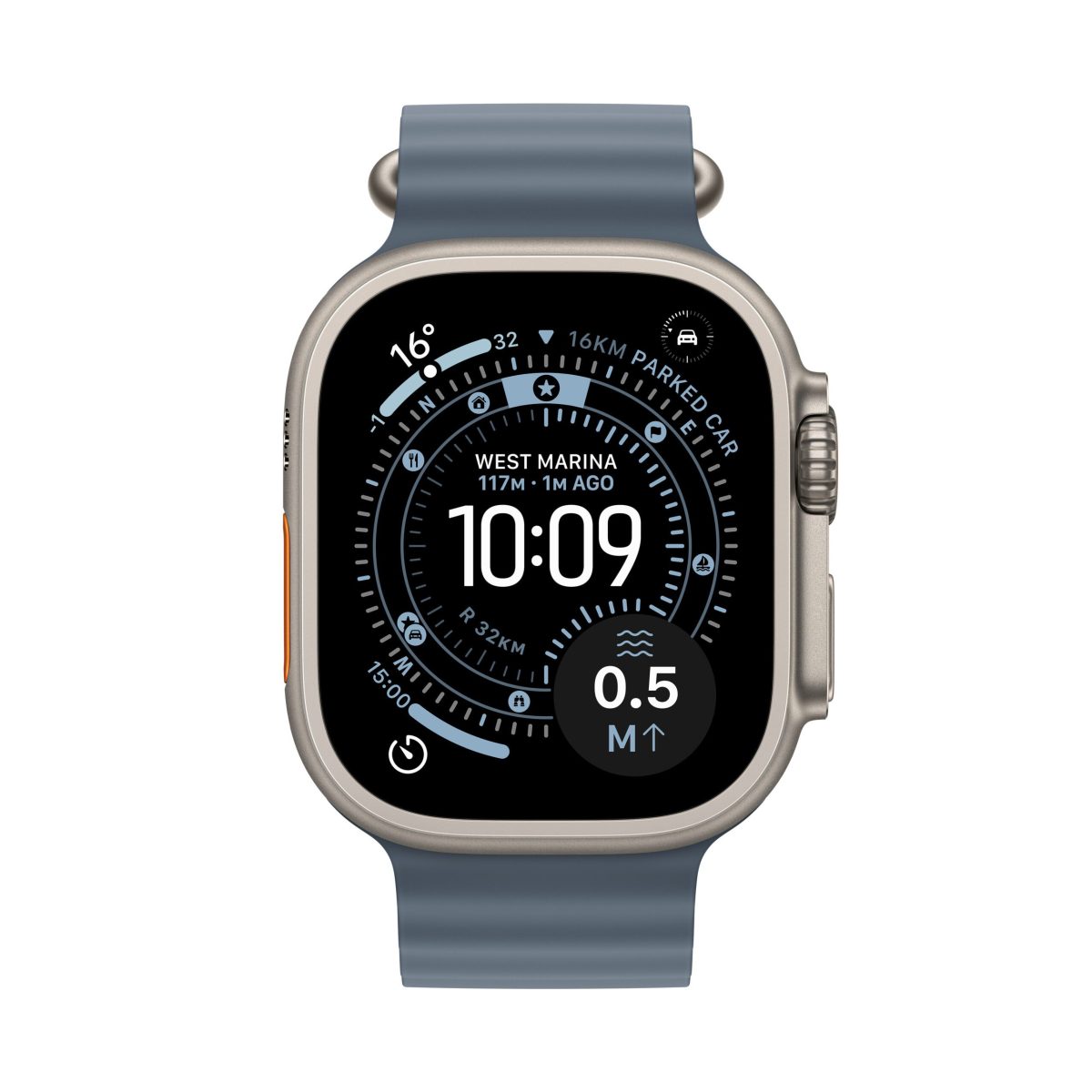 Watch Ultra 3 GPS + Cellular with Titanium Case and Ocean Band 49mm - Image 3