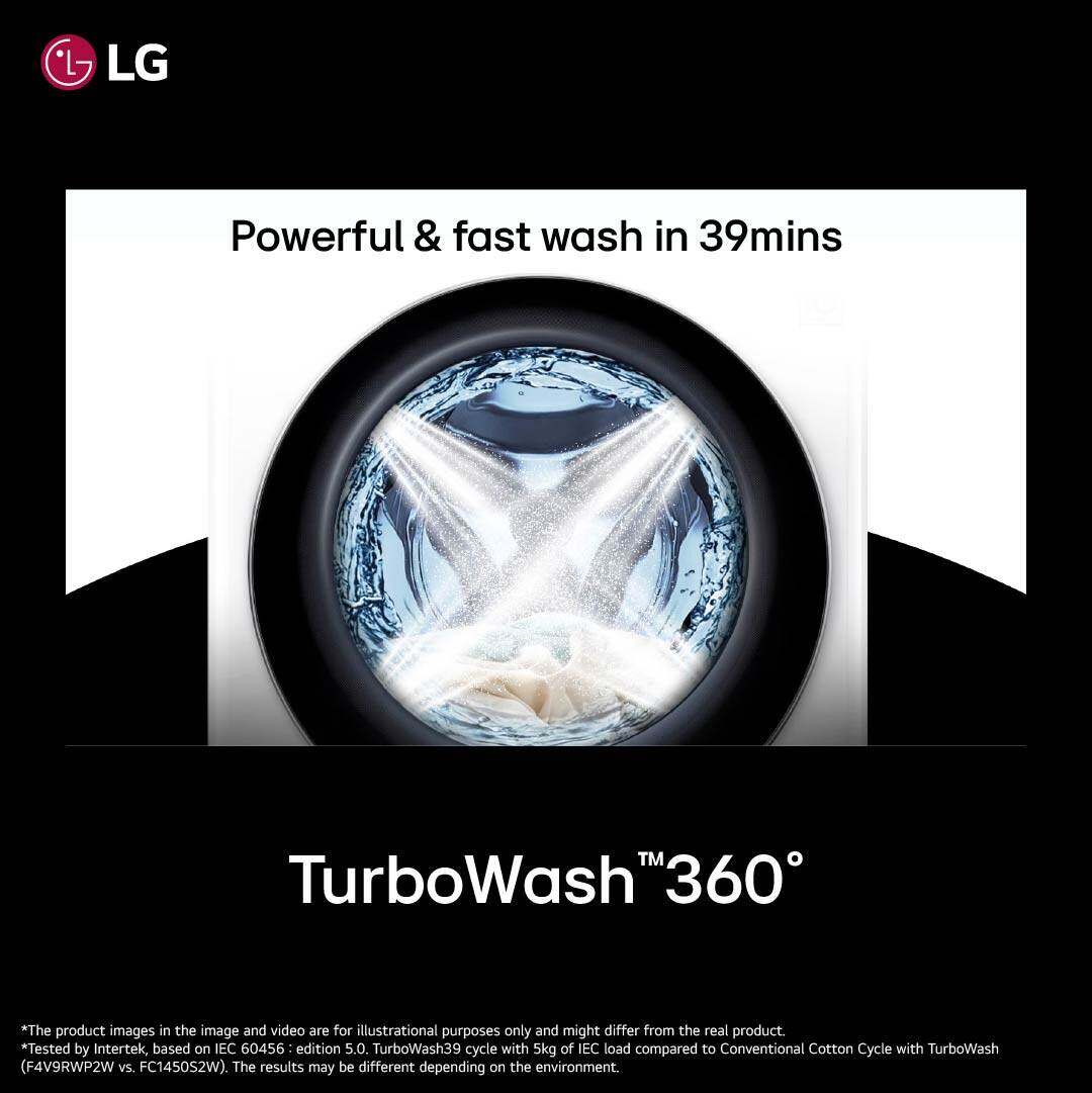 14kg Front Load Washing Machine with TurboWash™ - Image 6