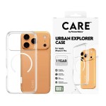 CARE by PanzerGlass® Flagship Case Transparent Urban Explorer w. White MagSafe iPhone 17 Pro