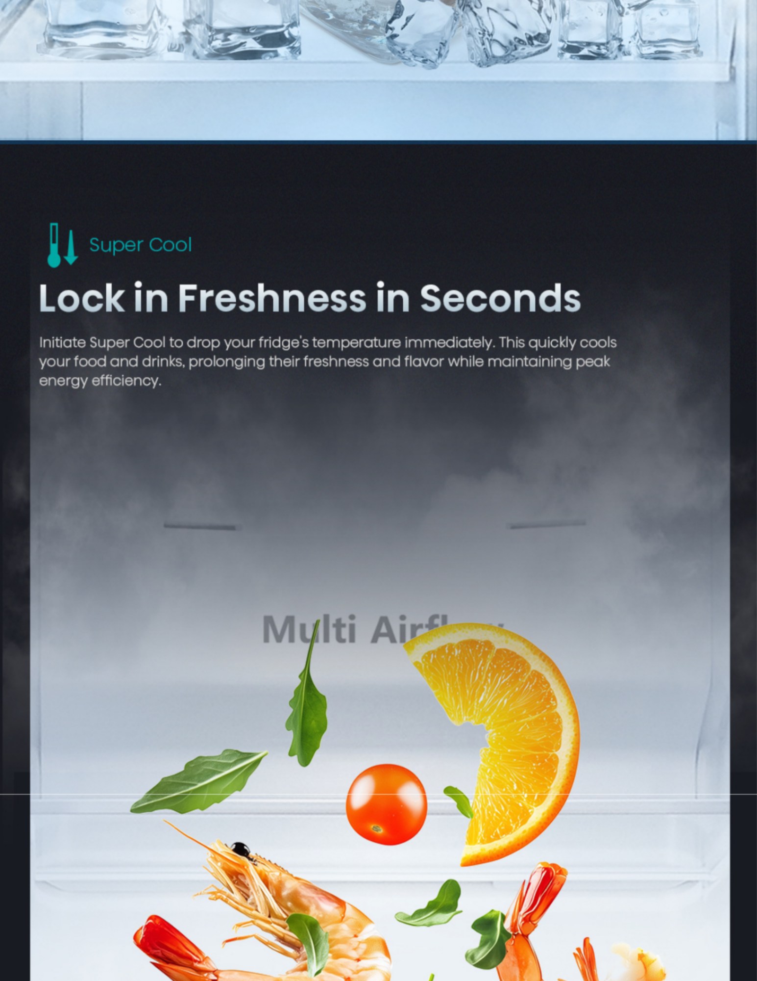 Hisense super cool fridge fast cooling technology