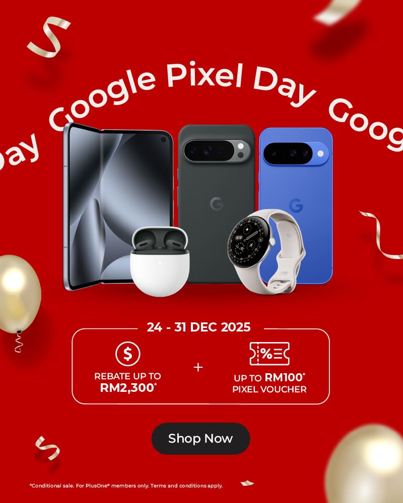 Google Pixel Day promo with up to RM2,300 rebate offer