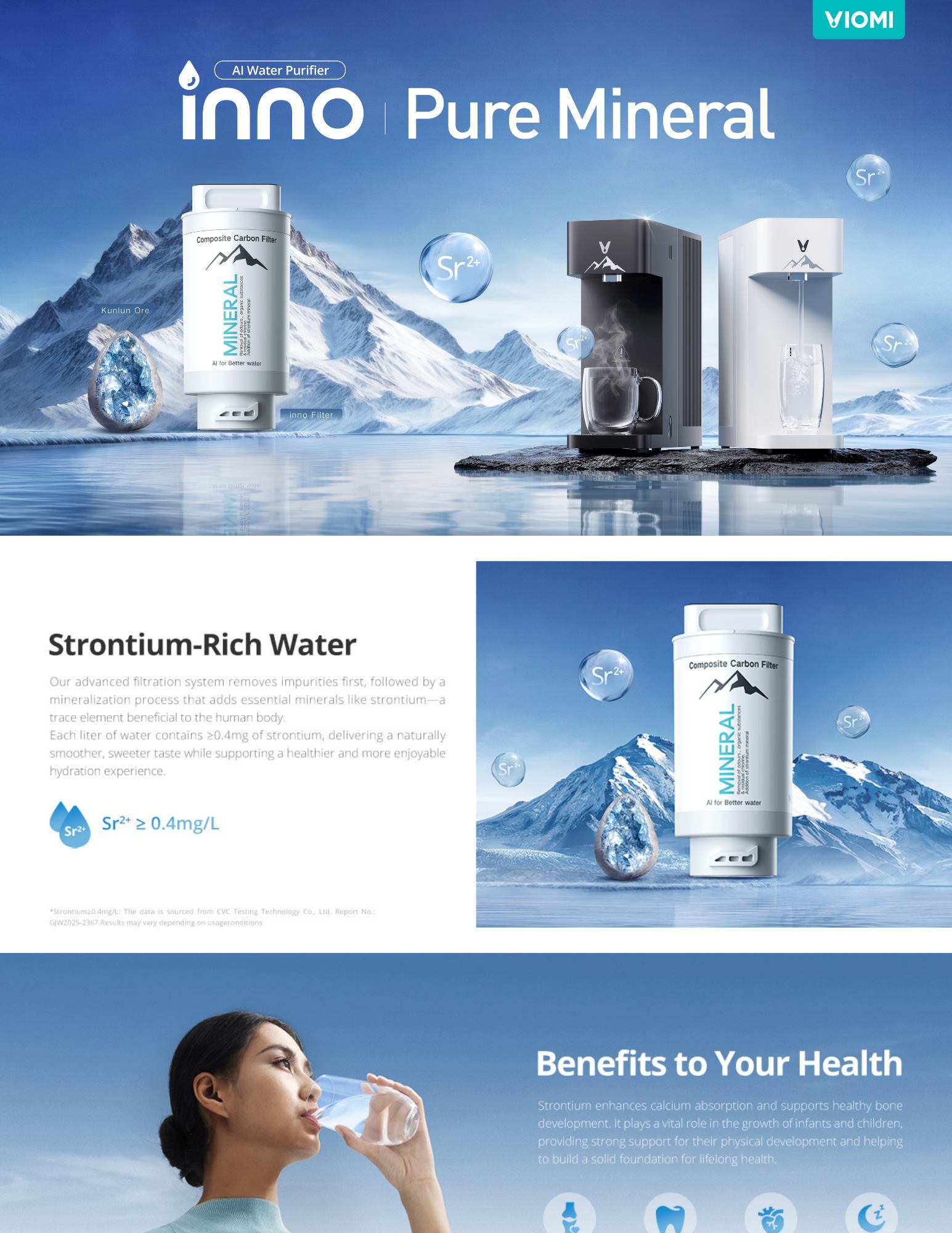 Strontium-Rich water