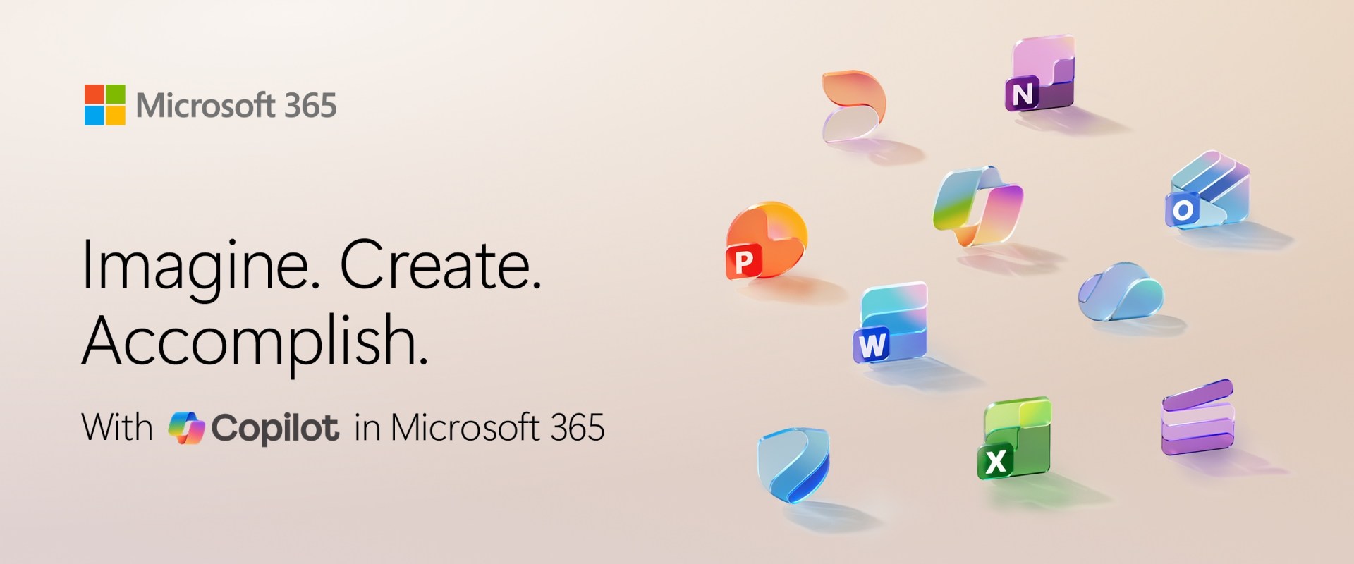 Microsoft 365 Copilot apps icons for work and creativity