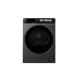 Haier front load dryer in dark grey with digital control panel