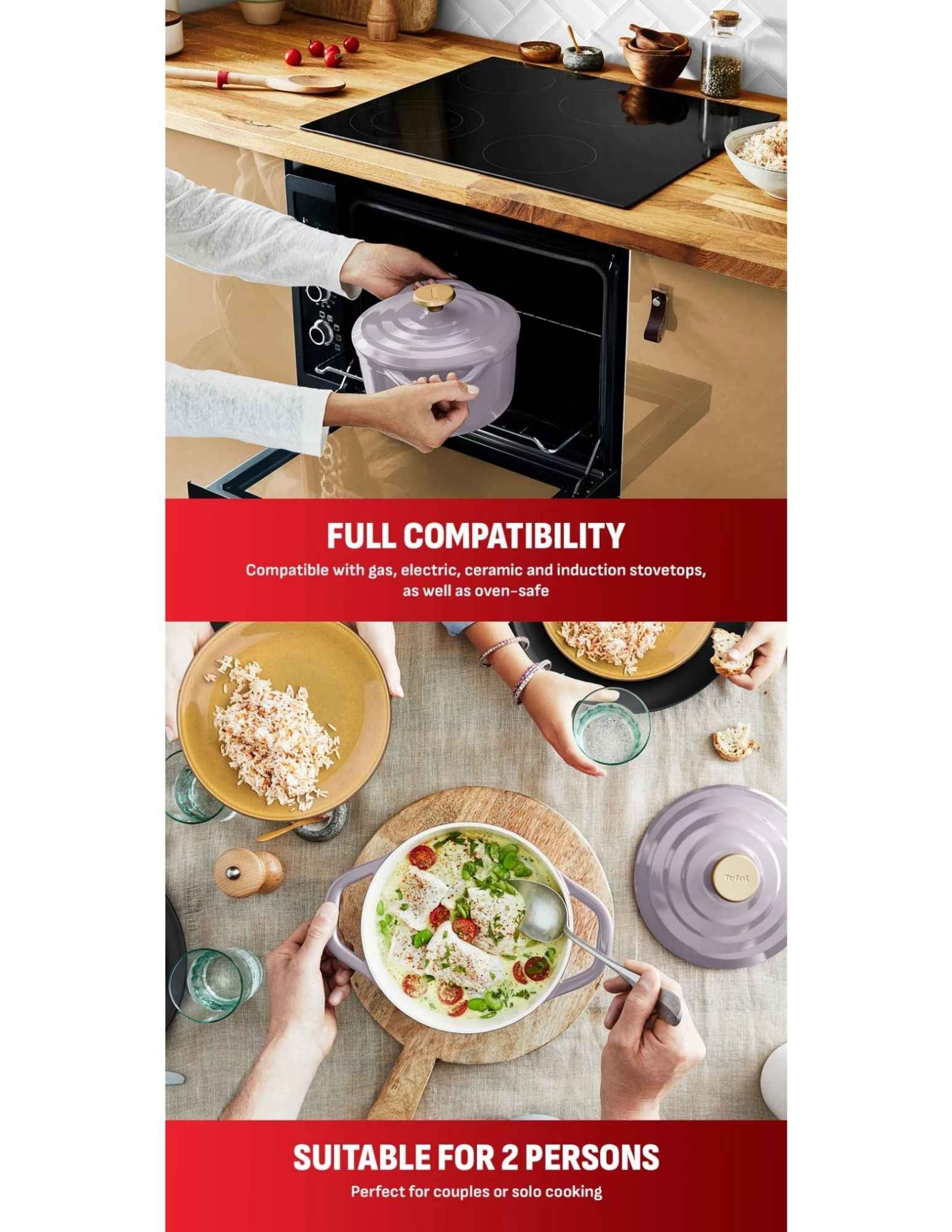 Oven-safe air stewpot for stovetop and family meals