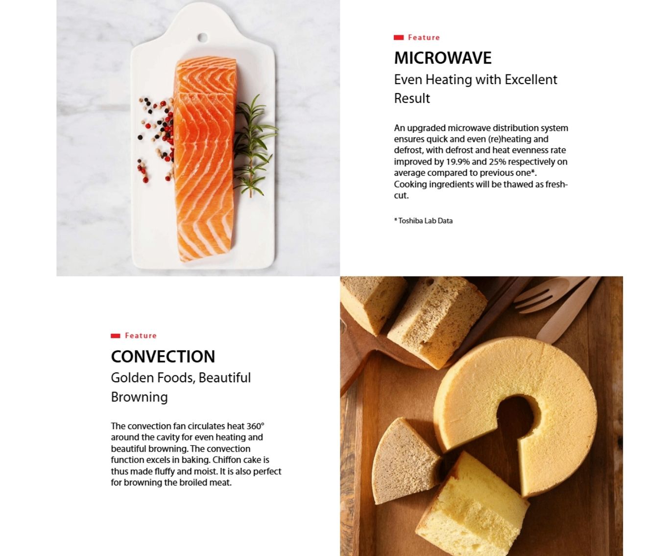 Healthy air fry function for crispy low-oil cooking