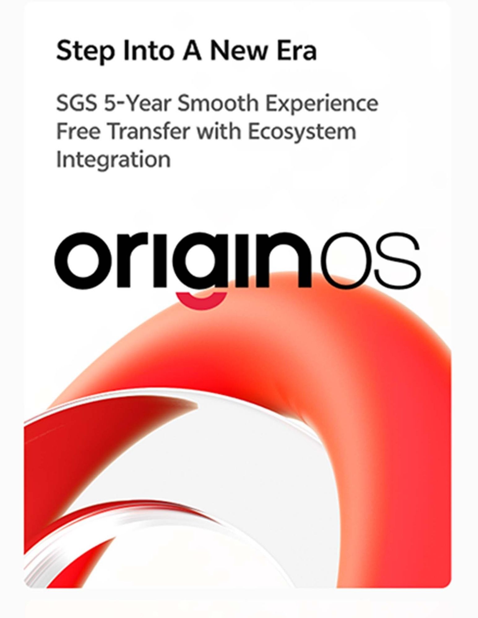 OriginOS interface with smooth performance features