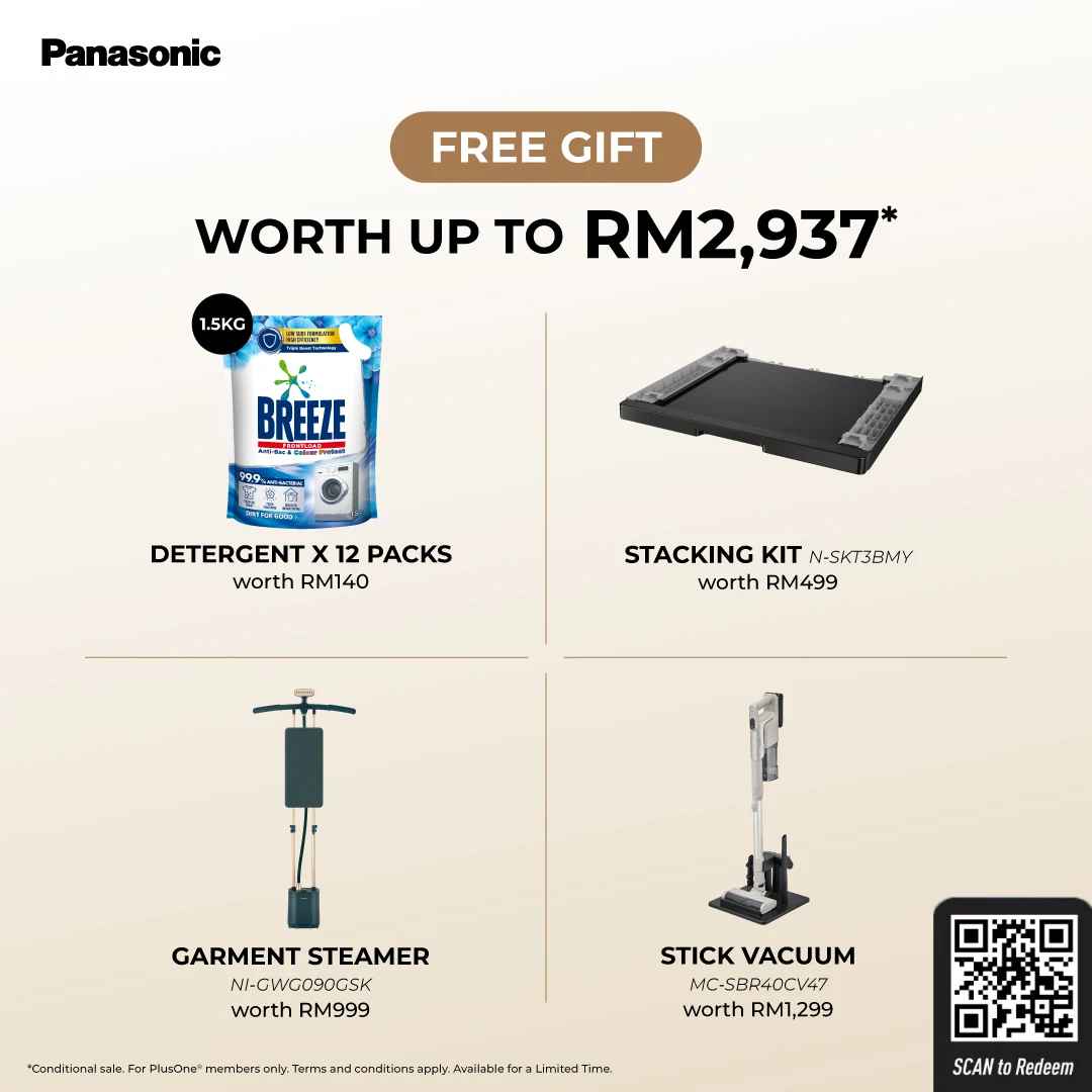 (Bundle Promo) 12.5KG/10.5KG Front Load Washer Dryer Inverter (E-Series) - Image 2