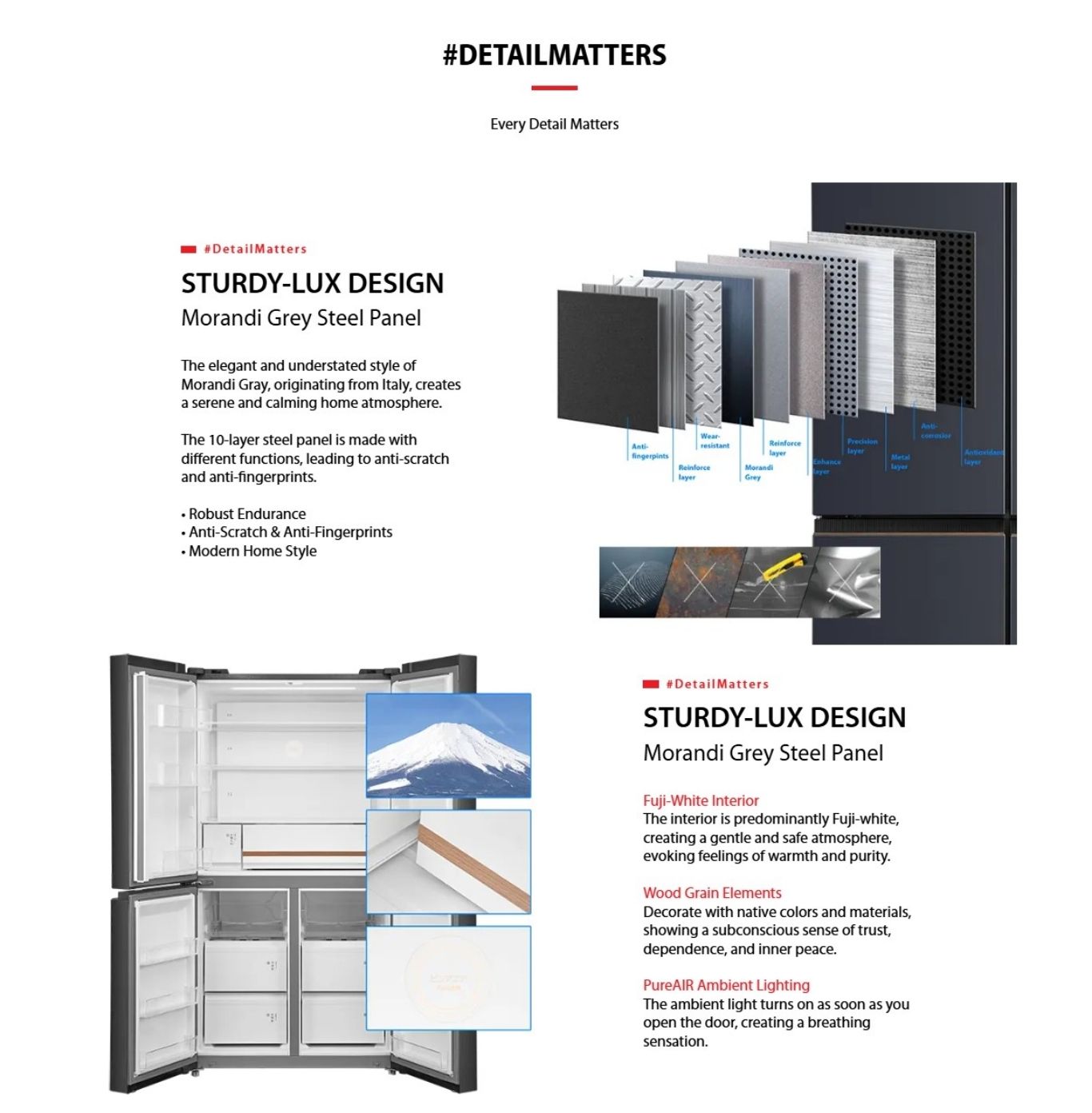 Origin inverter technology for quiet, stable cooling