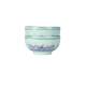 5" The Heritage Garden Ceramic Bowl Set of 2 Straits Green
