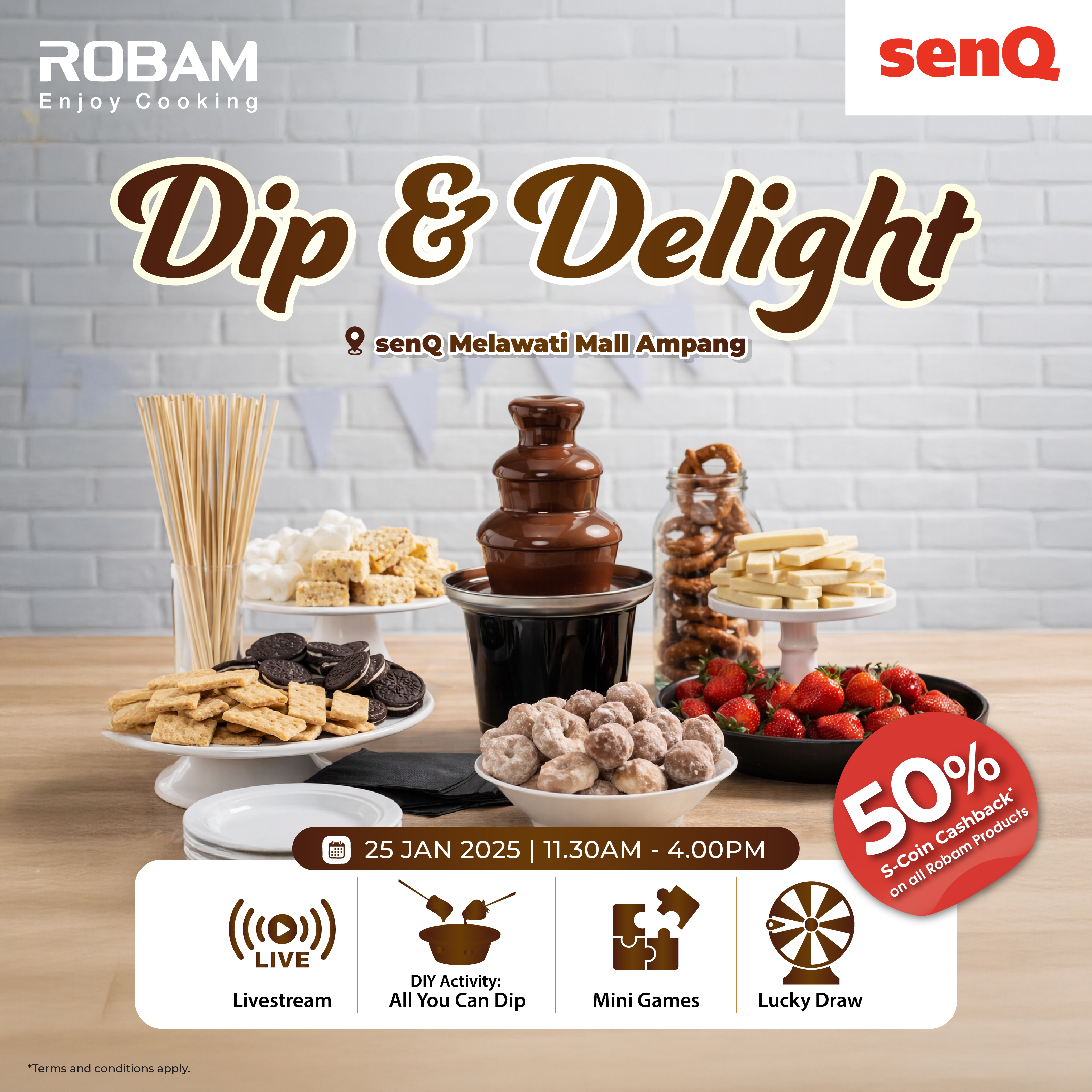 Enjoy 50% S-Coin Cashback*!