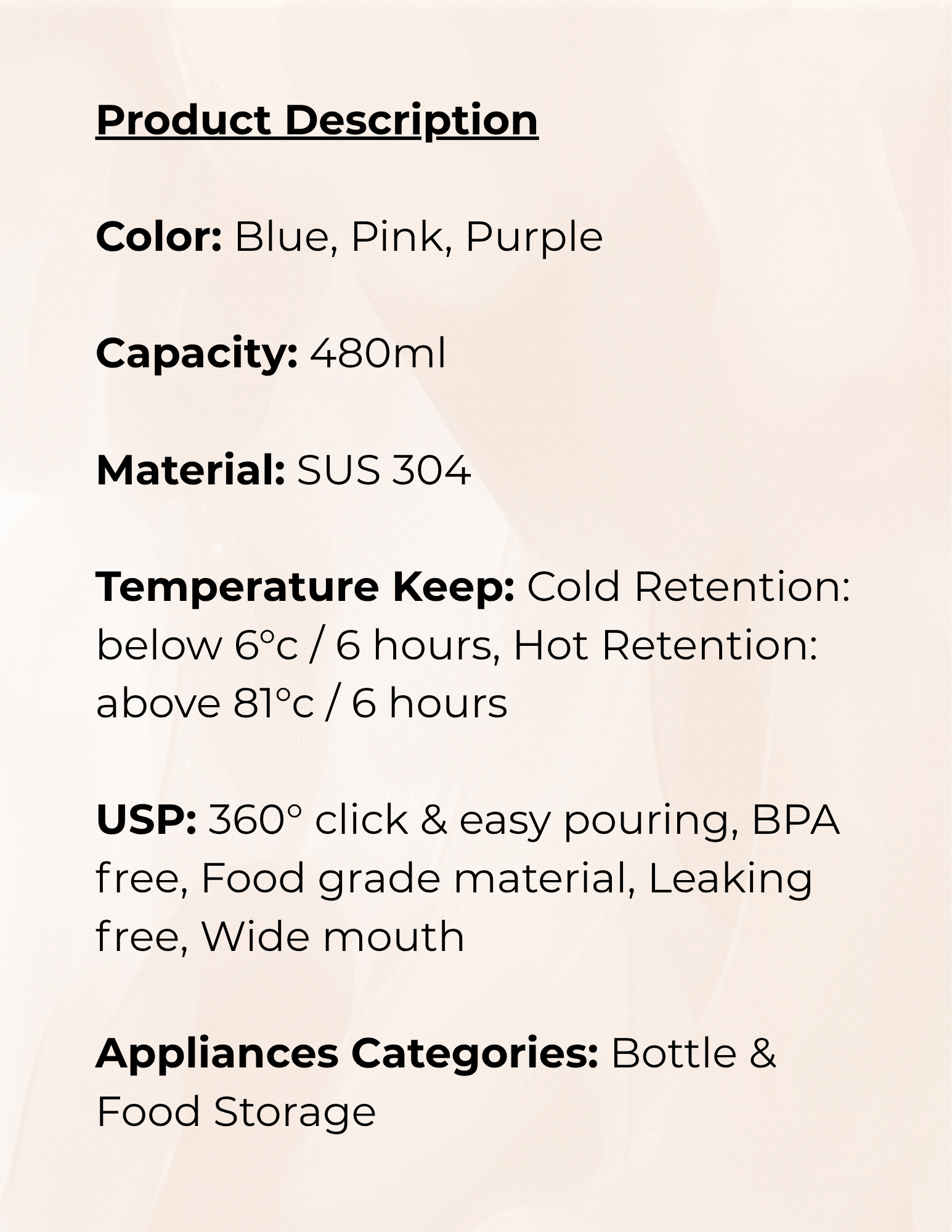 Joyoung Bottle