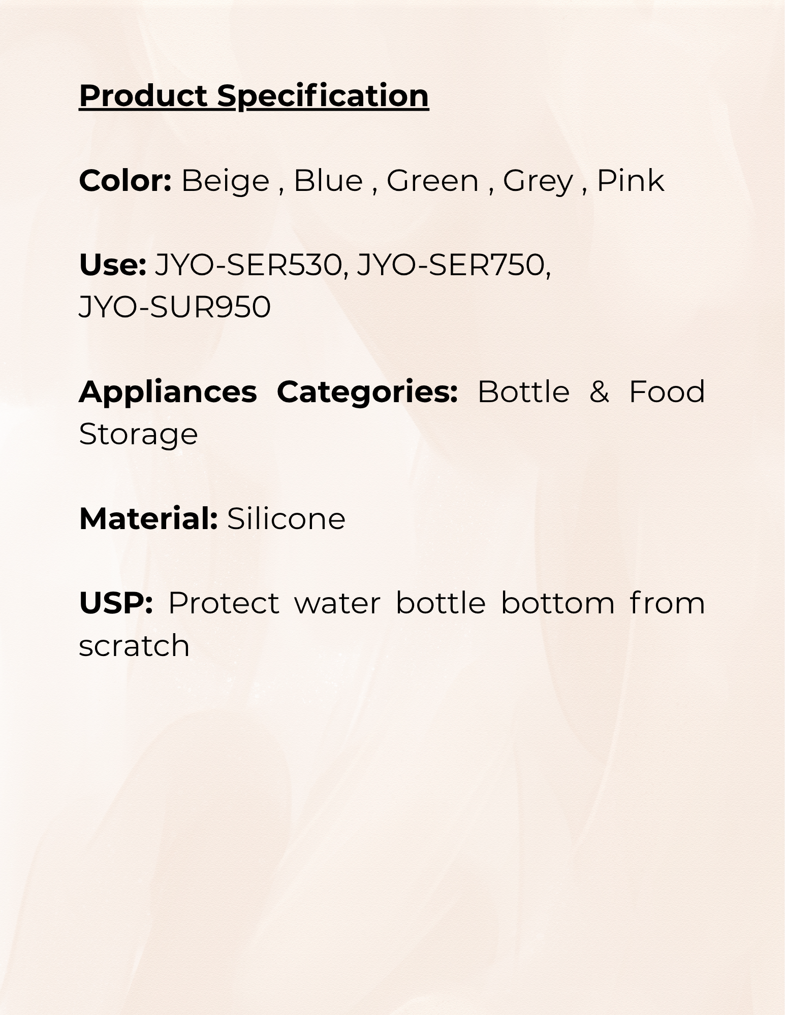 Joyoung Bottle Cap