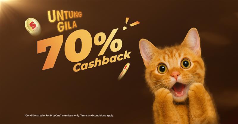 Untung Gila 70% S-Coin Cashback