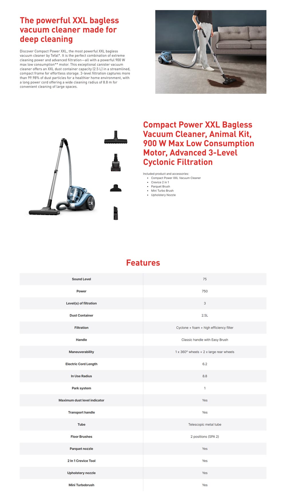 Tefal-Compact-Power-XXL-Bagless-Vacuum-Cleaner-TEF-TW4871.description