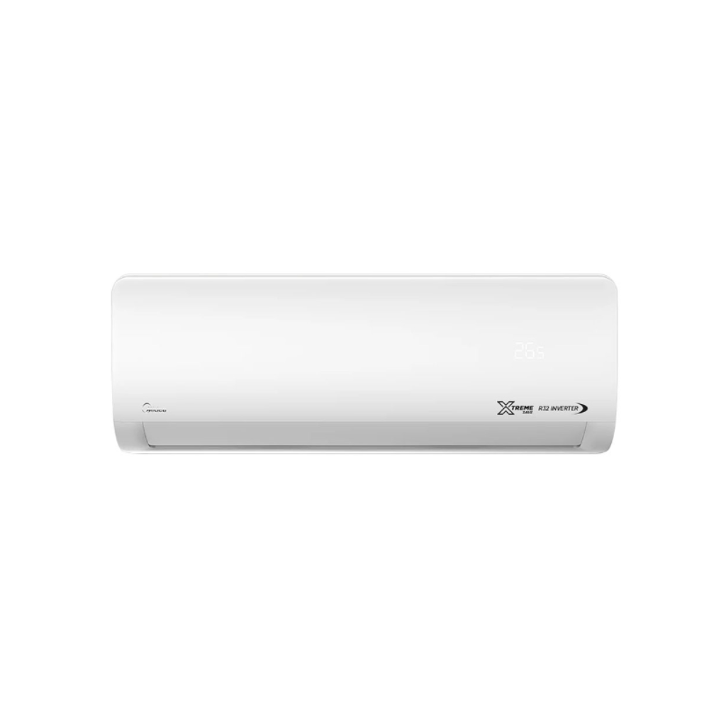 Wall-mounted air conditioner for cooling indoor spaces