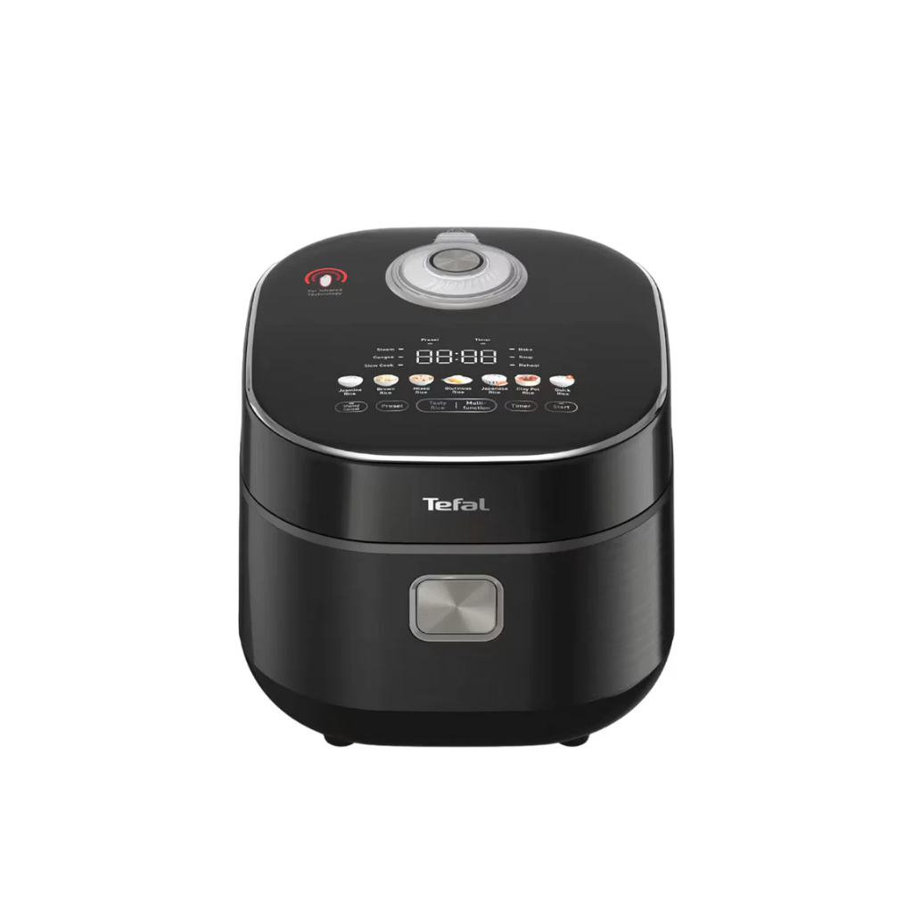 Electric rice cooker for preparing rice and meals