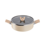 Tefal 24cm Blossom Beige Shallow Pan TEF-G16770