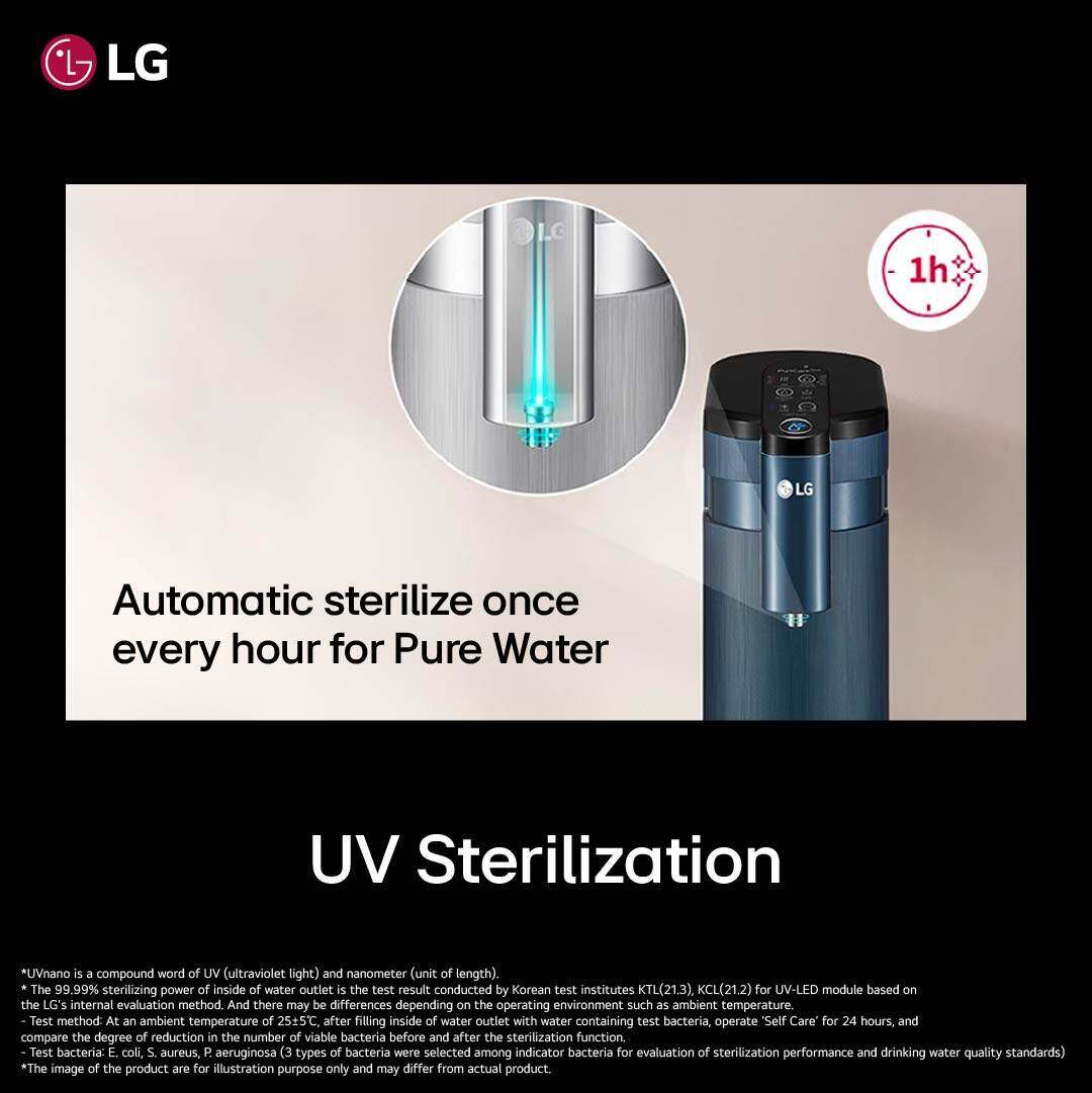 PuriCare Tankless Water Purifier WD516AN with 4Stage Filtration Hot Cold Ambient Water  Navy Blue - Image 6